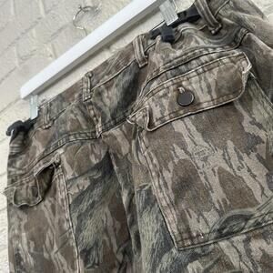 Mossy Oak Vintage TreeStand Camo Flannel‎ Cargo Pants Mens Large L 36x31